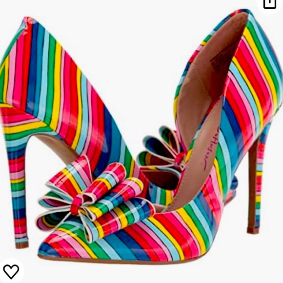 Betsey Johnson Shoes - New Betsey Johnson PRINCE-P BRIGHT MULTI PUMPS